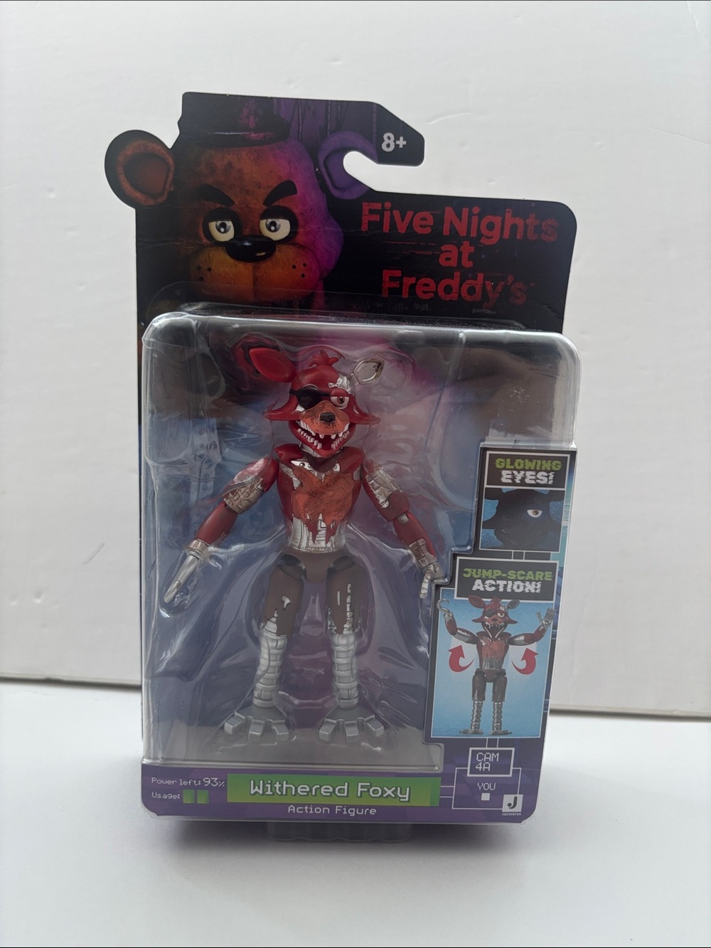 Jazwares Five Nights at Freddy's FNAF Withered Foxy Action Figure